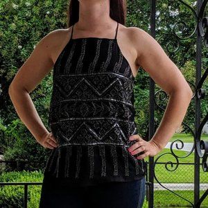 EUC Dina Be Beaded Racerback